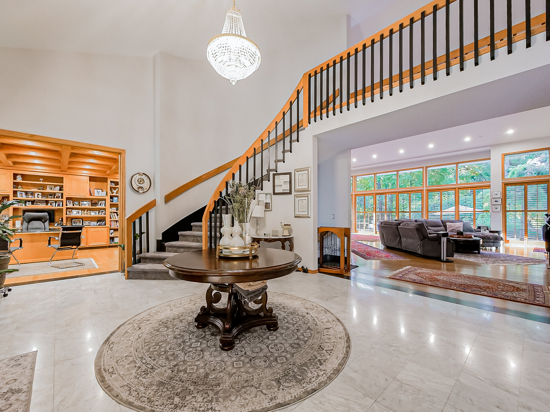 Foyer toward living room