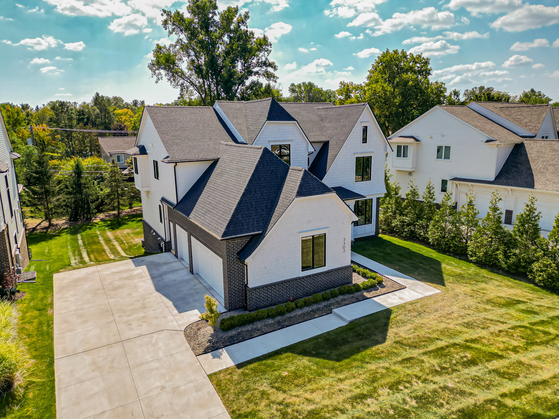 Front exterior aerial