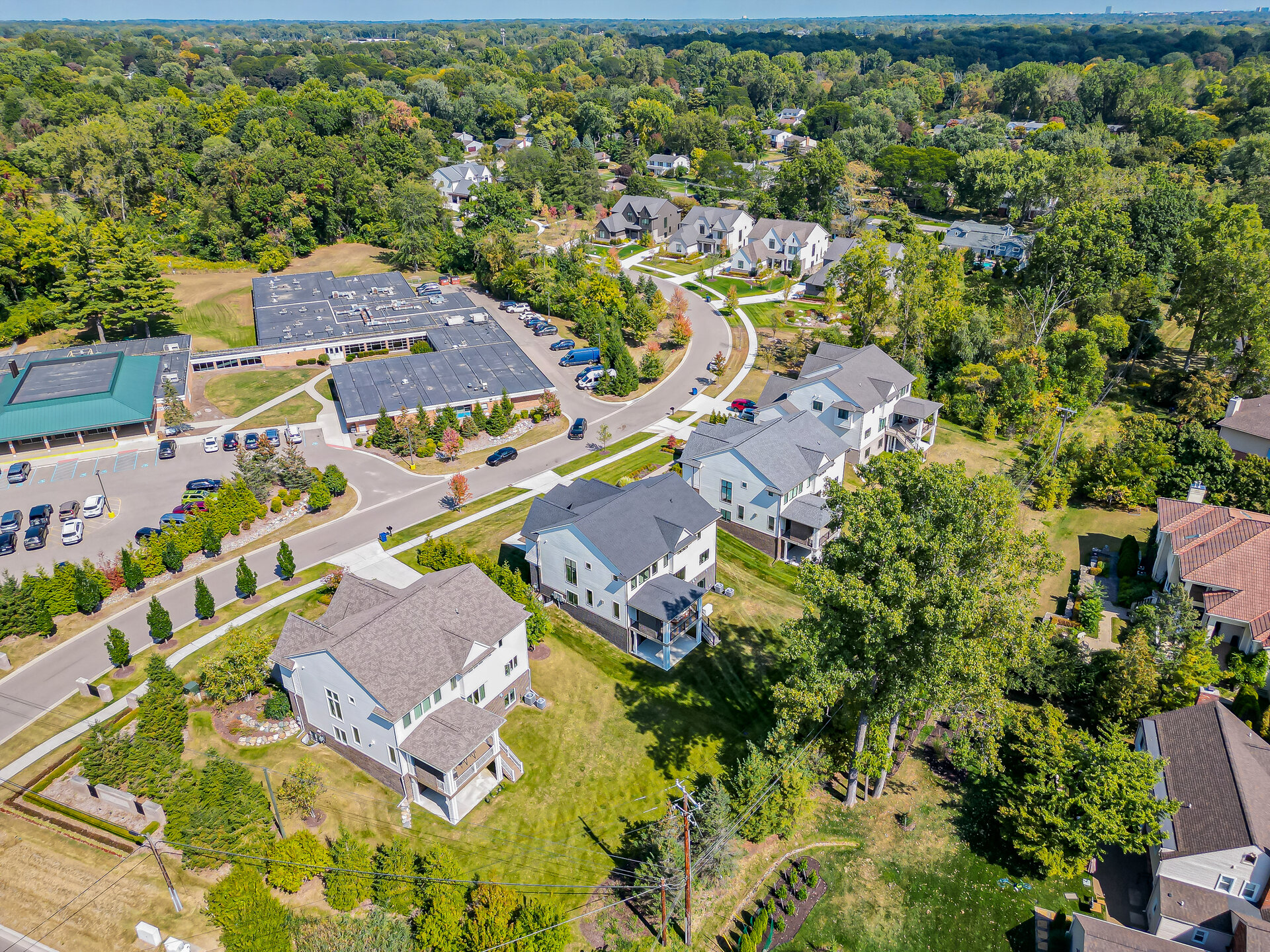 Aerial of community